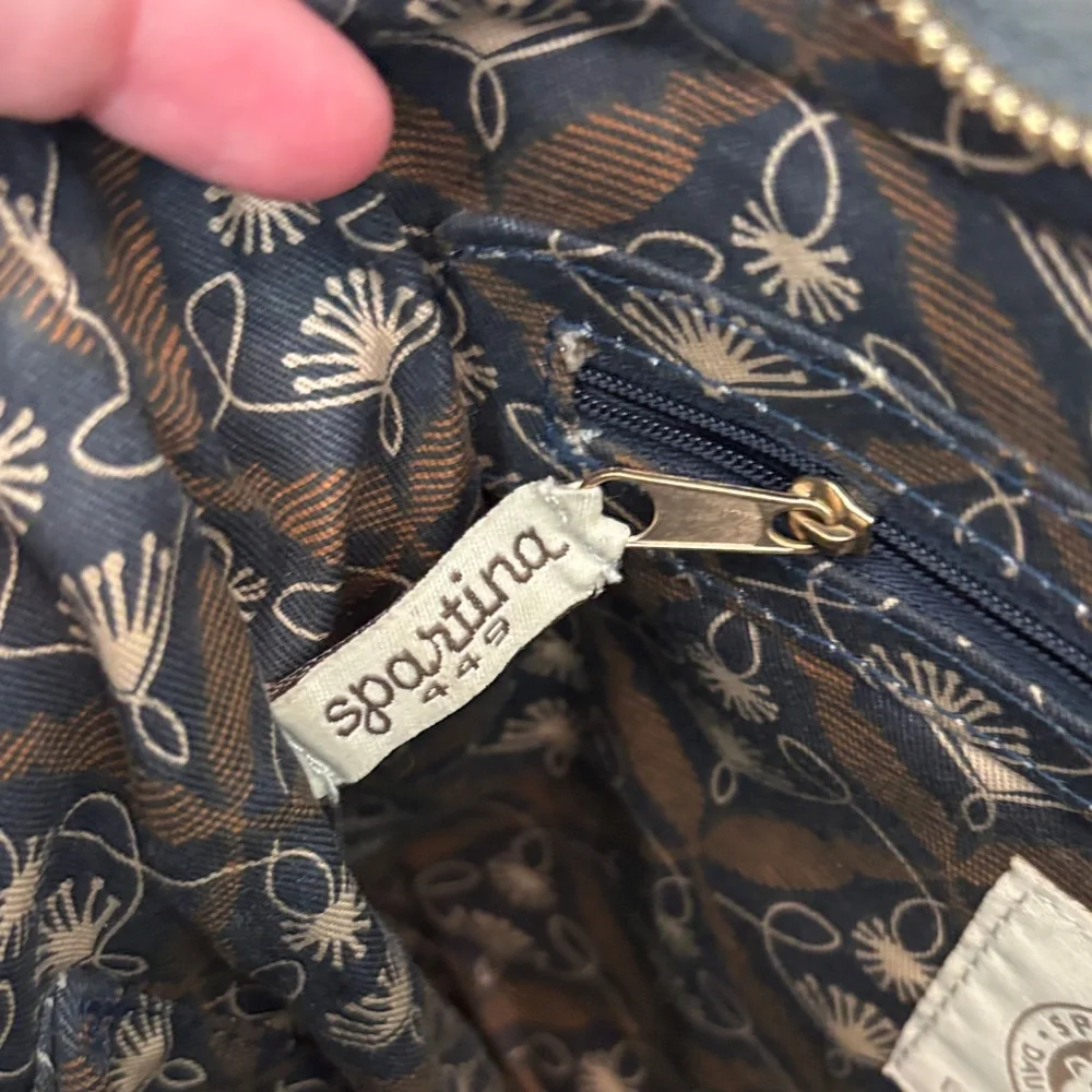 Spartina Gorgeous Gray-Blue Shoulder Bag